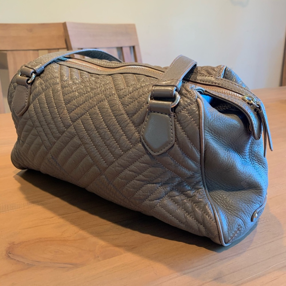 Cole Haan Leather Quilted Satchel